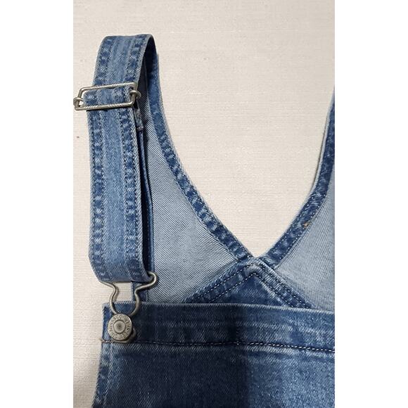 Levi's vintage jean shortalls women's XL waist 36 - Picture 4 of 9
